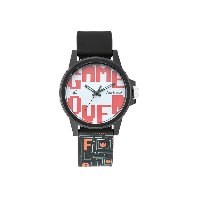 Fastrack Arcade Quartz 68012PP01 Analog Silicone Strap Unisex Watch