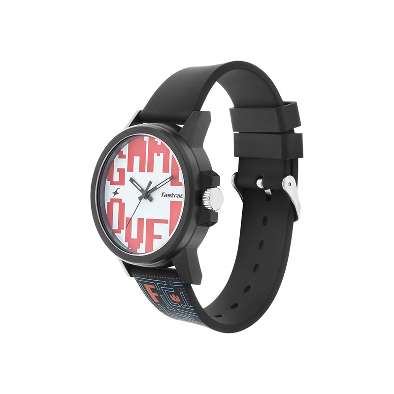Fastrack Arcade Quartz 68012PP01 Analog Silicone Strap Unisex Watch