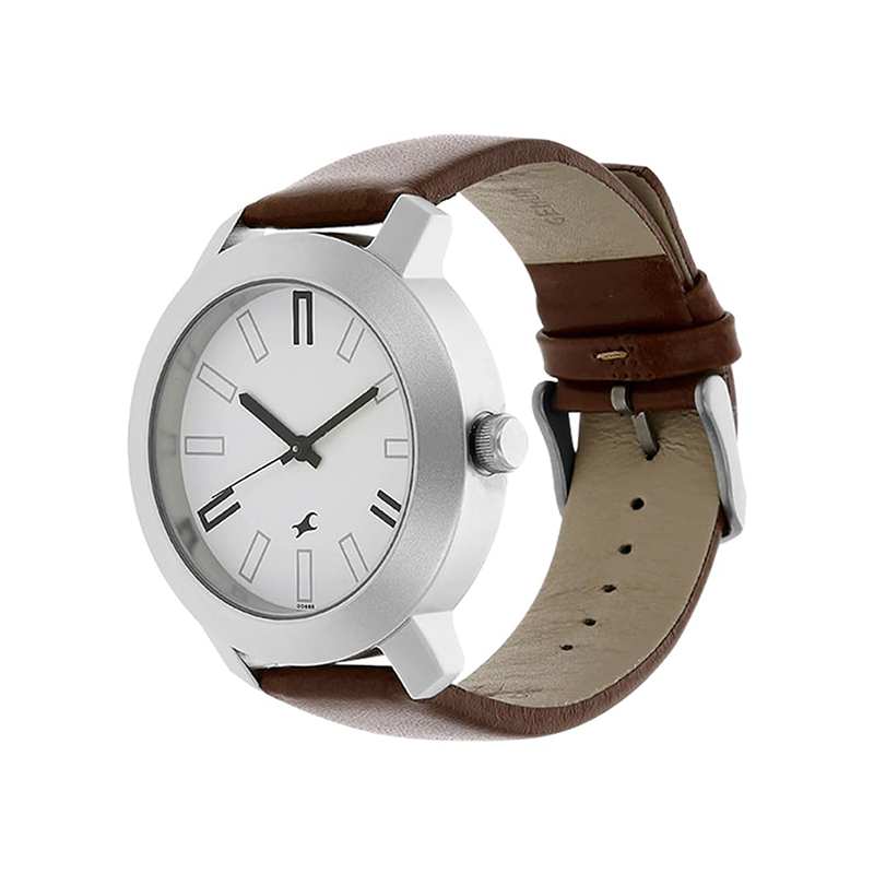 Fastrack Casual 3120SL01 Analog Leather Strap Men’s Watch