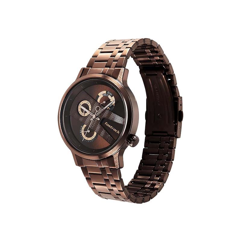 Fastrack Exuberant Quartz 3301qm01 Mens Watch