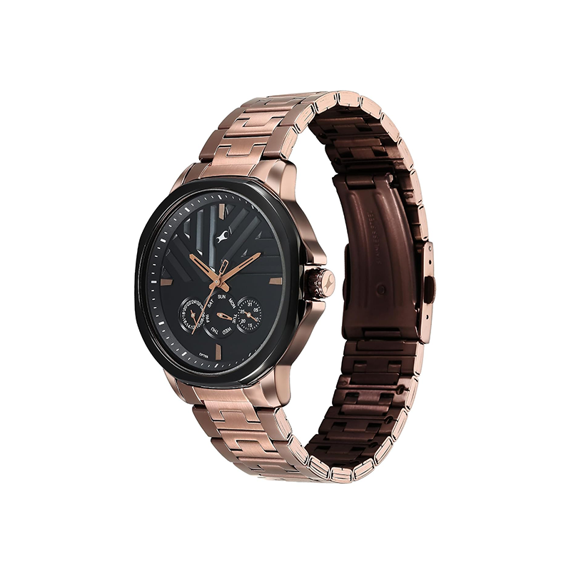 Fastrack Fleek Quartz 3303KM02 Analog Date Stainless Steel Strap Men's Watch