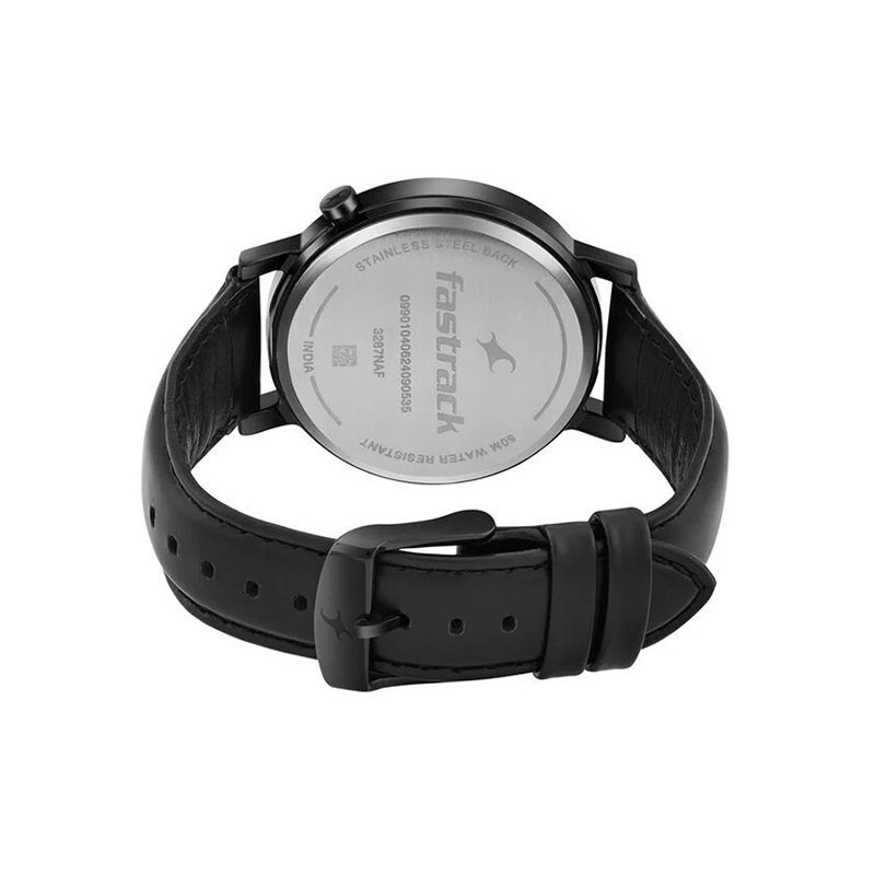 Fastrack MetaWe Quartz 3287NL02 Analog Leather Strap Men's Watch