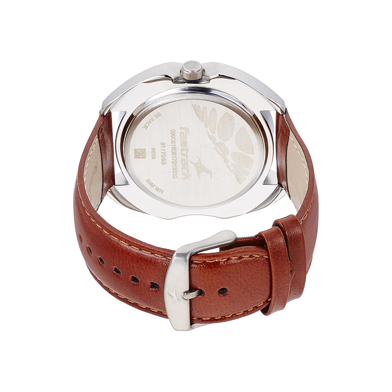 Fastrack Quartz 3117SL01 Analog Leather Strap Men’s Watch