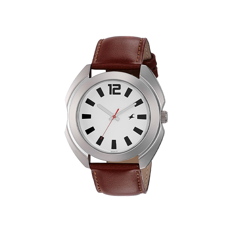 Fastrack Quartz 3117SL01 Analog Leather Strap Men’s Watch
