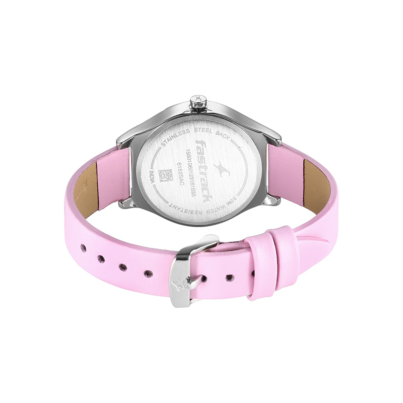 Fastrack Stunners 6152SL08 Leather Strap Women's Watch