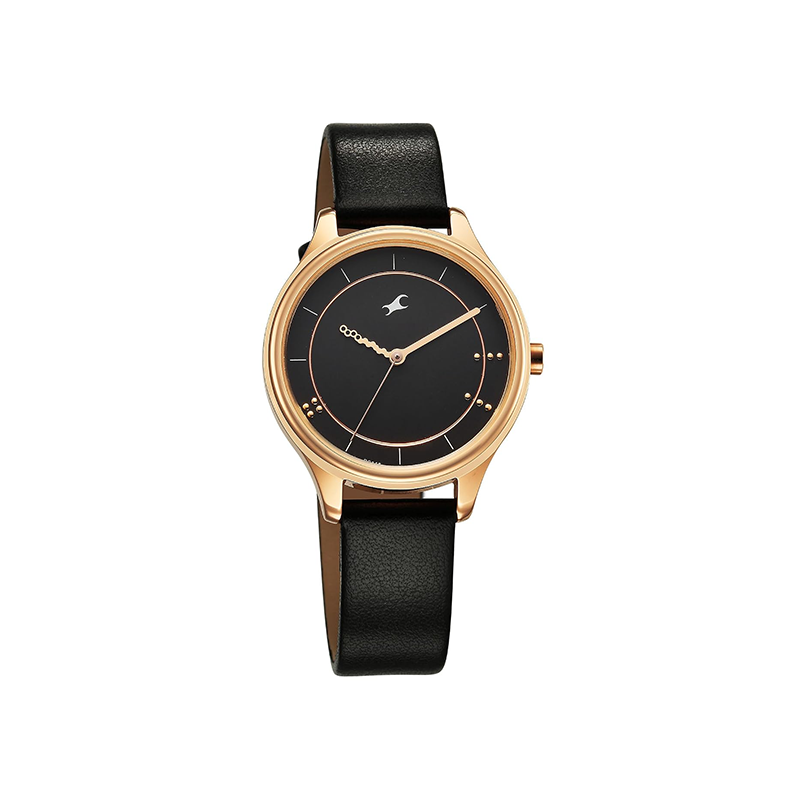 Fastrack Stunners Quartz 6296WL01 Analog Leather Strap Women’s Watch