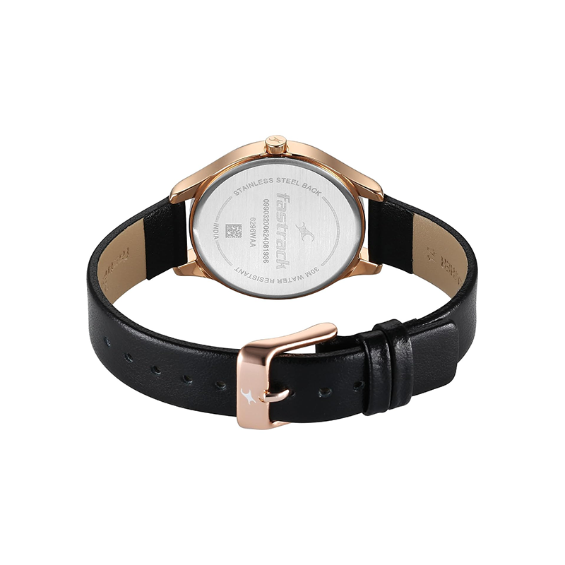 Fastrack Stunners Quartz 6296WL01 Analog Leather Strap Women’s Watch