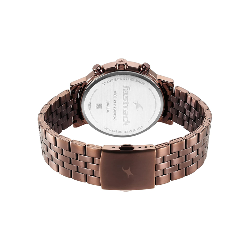 Fastrack Tick Tock Quartz 3287qm03 Mens Watch