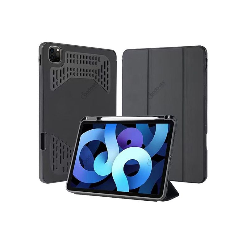 Flip Leather Cooling Case for iPad