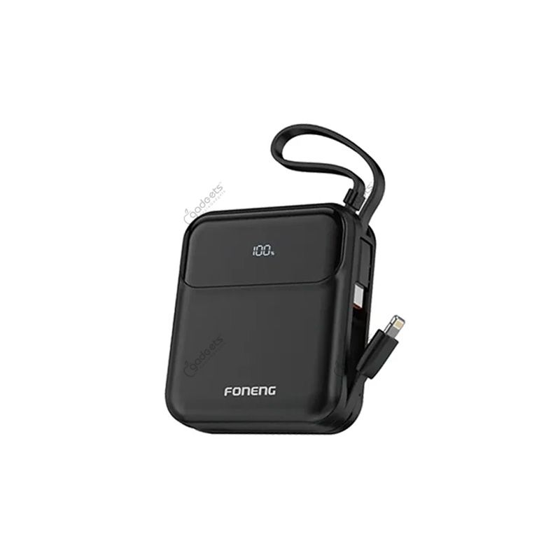 Foneng PX111 10000mAh 22.5W Dual Cable Mini Power Bank