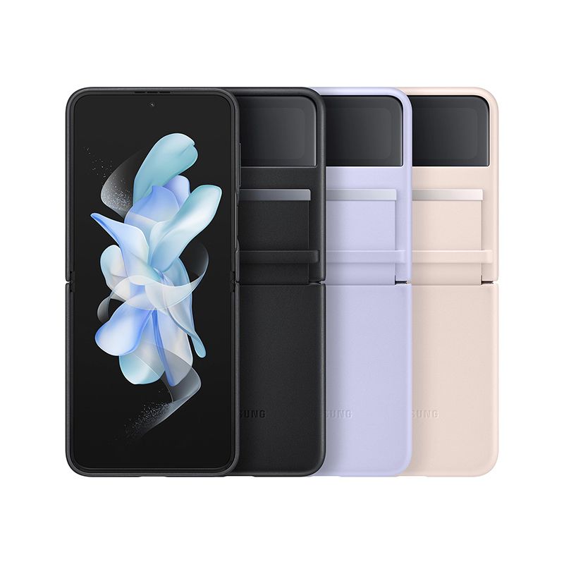 Galaxy Z Flip4 Flap Leather Cover