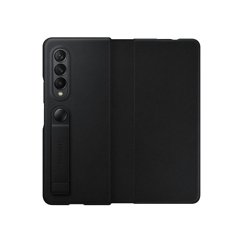 Galaxy Z Fold3 5G Leather Flip Stand Cover