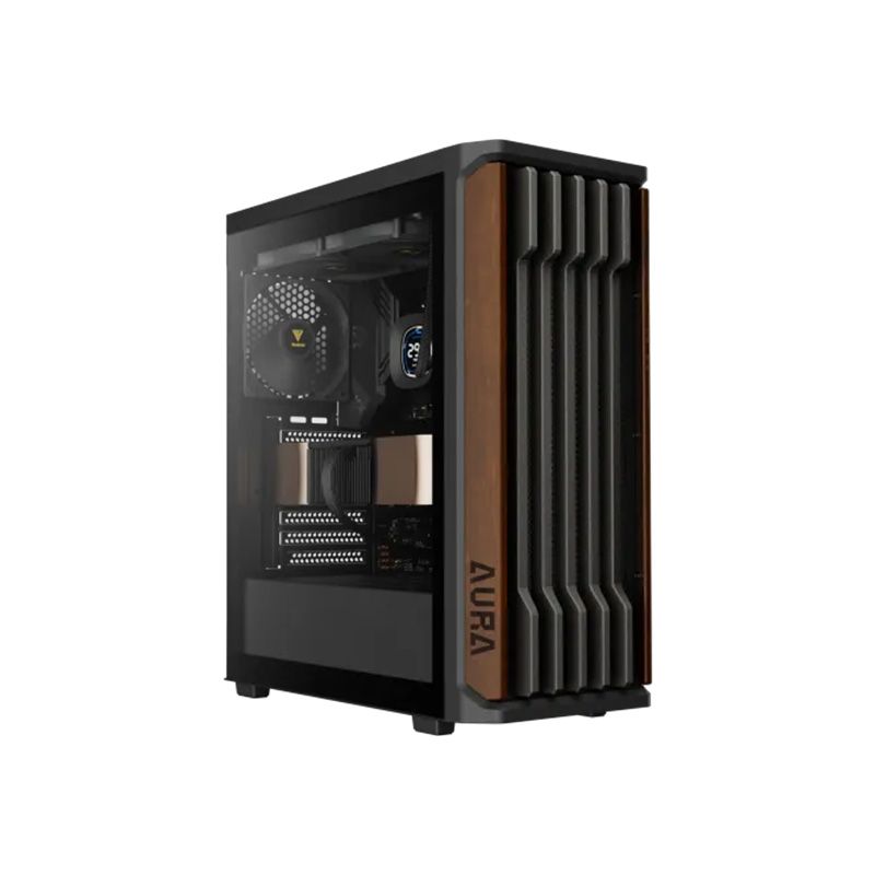 Gamdias AURA GC11 WOOD Mid-Tower ATX Gaming Casing
