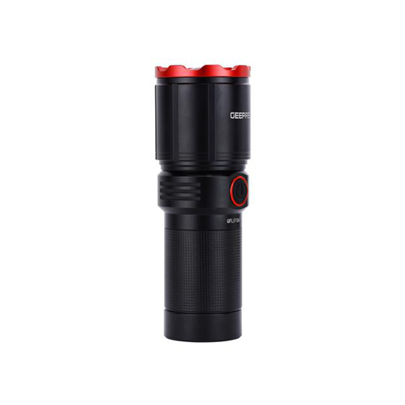 Geepas GFL51067 Rechargeable LED Flashlight With Power Bank