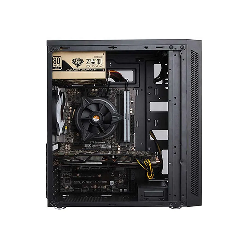 GoldenField Golden Field XH7i Mid-Tower Gaming Desktop Black Casing