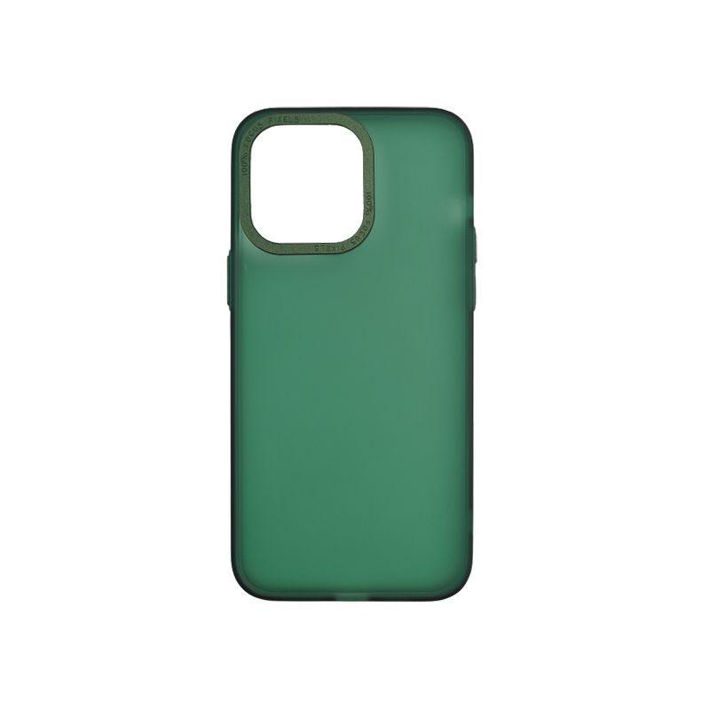 Creative Matte Transparent Case with Metal Lens Protection for iPhone 14 Series
