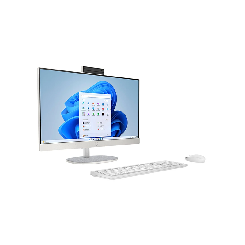HP AIO 24-CR0073D Intel Core i5-1335U 8GB DDR4 RAM 512GB SSD 23.8 Inch FHD Shell White All in One PC