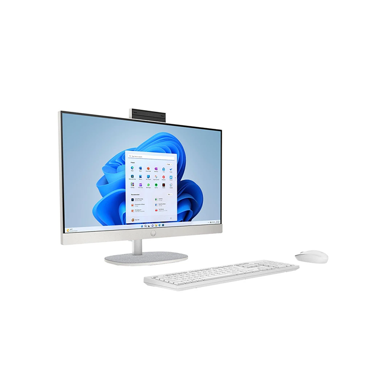 HP 24-cr0247d Intel Core i5 1335U 8GB DDR4 RAM 512GB SSD 23.8 Inch FHD IPS Touch Shell White All in One PC