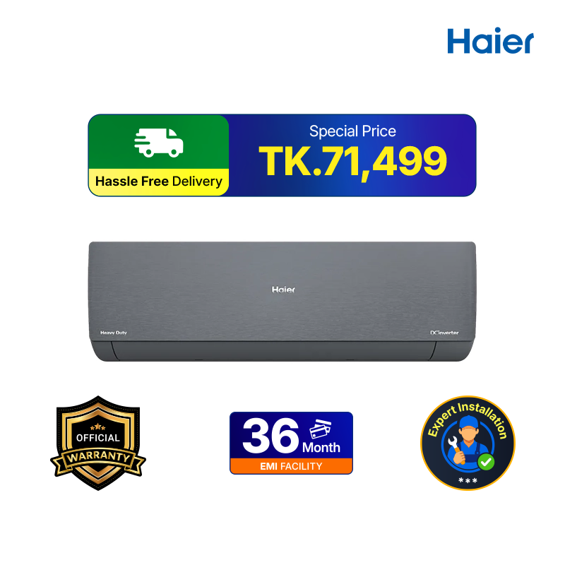 Haier HSU-19 Clean Cool Inverter Pro Air Conditioner - 1.6 TON