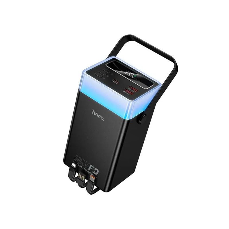 Hoco DB103A 65W High Capacity Power Bank with Camping Light - 60000mAh