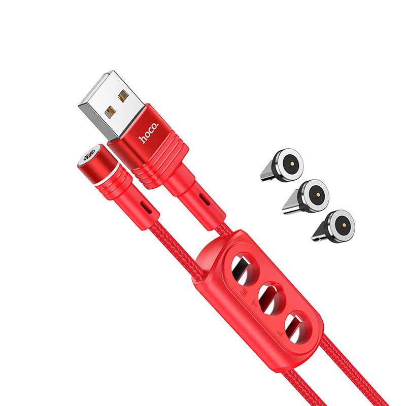 Hoco U98 Sunway 3-in-1 Magnetic Charging Cable 1.2m