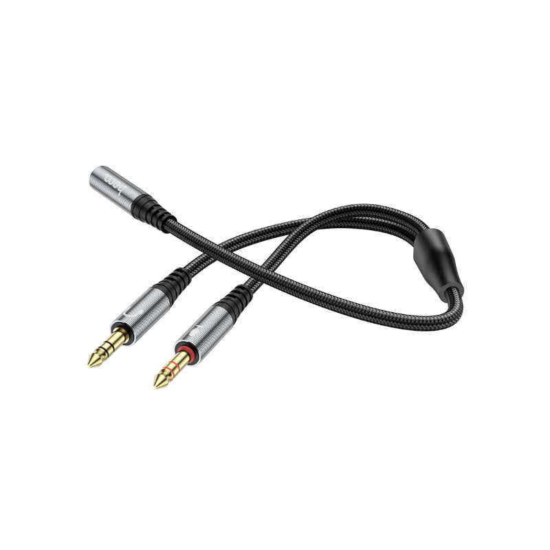 Hoco UPA21 2-in-1 3.5mm Female to 3.5mm 2 Male Audio Adapter Cable
