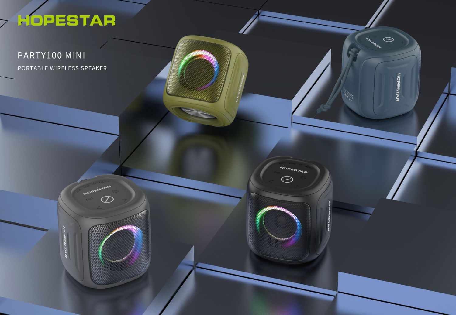 Hopestar Party 100 mini Portable Bluetooth Speaker 50W Price in Bangladesh