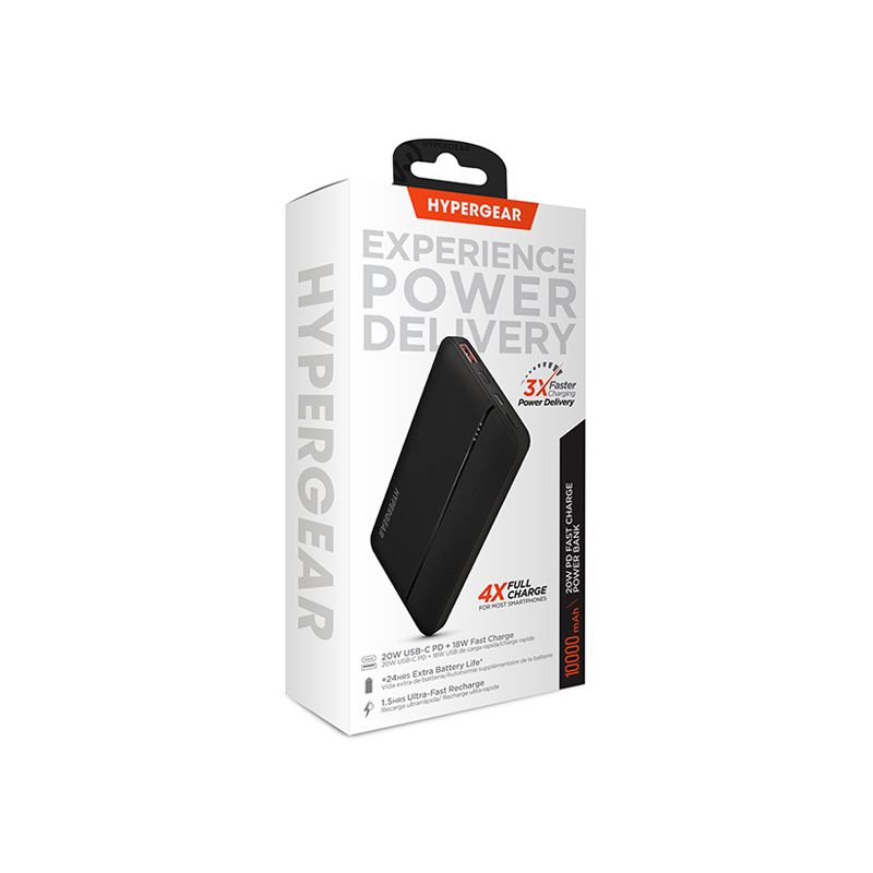 Hypergear 20W PD Fast Charge Power Bank 10000mAh
