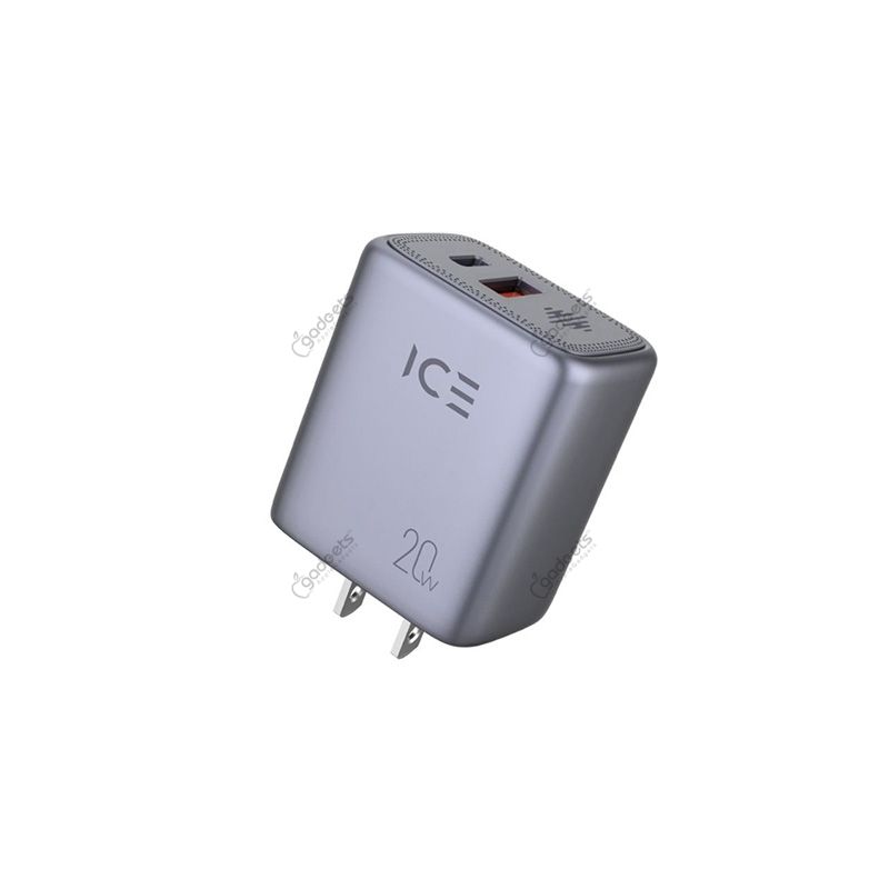 ICE Dual Port Fast Charging Adapter - 20W Price in Bangladesh