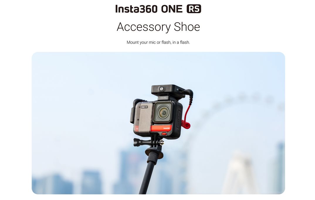 Insta360 ONE RS Accessory Shoe