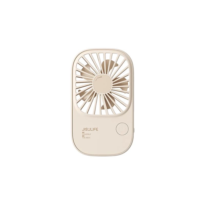 JISULIFE FA49 Rechargeable Super-Thin Handheld Fan 2000mAh