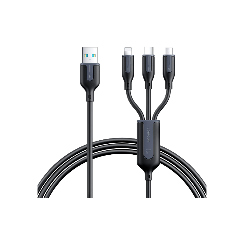 Joyroom S-1T3066A15 66W 3 in 1 Fast Charging Data Cable