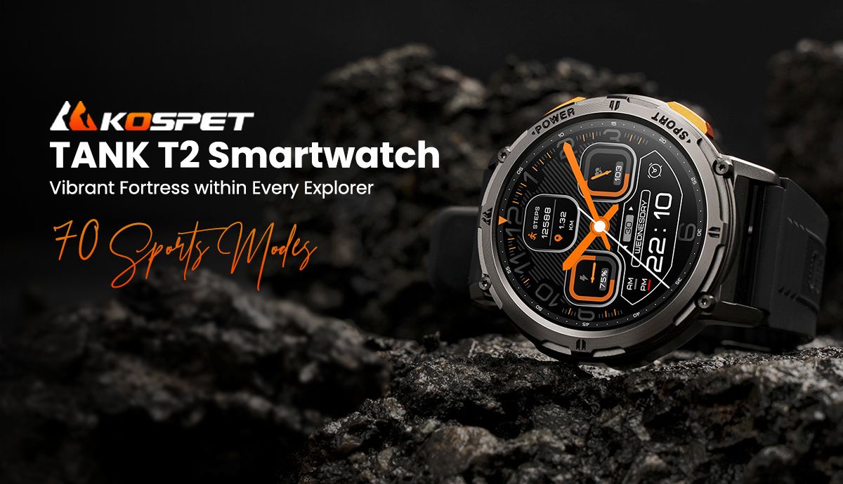 KOSPET TANK T2 Smartwatch (Sticky Slider) 2-3546