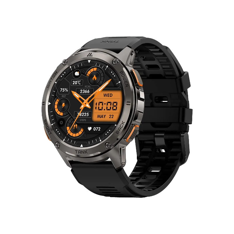 KOSPET TANK T3 Rugged 1.43-Inch AMOLED Calling GPS Smartwatch