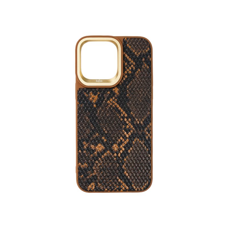 Kajsa Glamorous Collection Snake Pattern 2 Back Case for iPhone 14 Pro Max