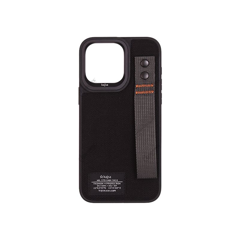 Kajsa Military Collection Straps Case for iPhone 15 Pro Max