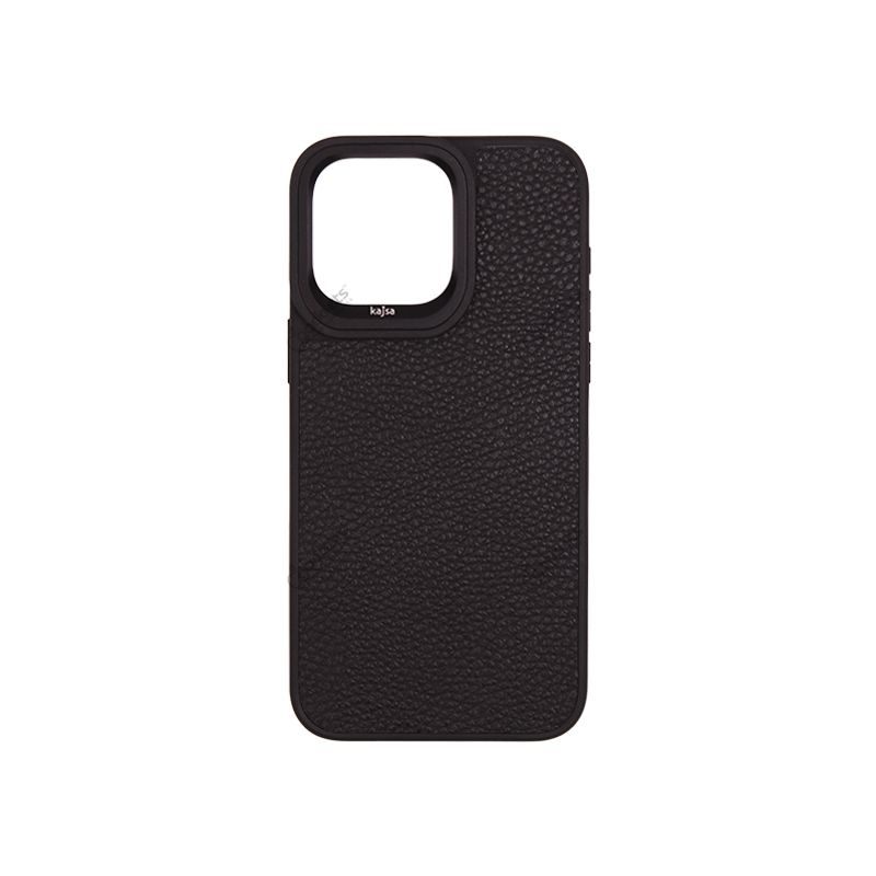 Kajsa Preppie Collection Litchi Case for iPhone 15 Pro Max