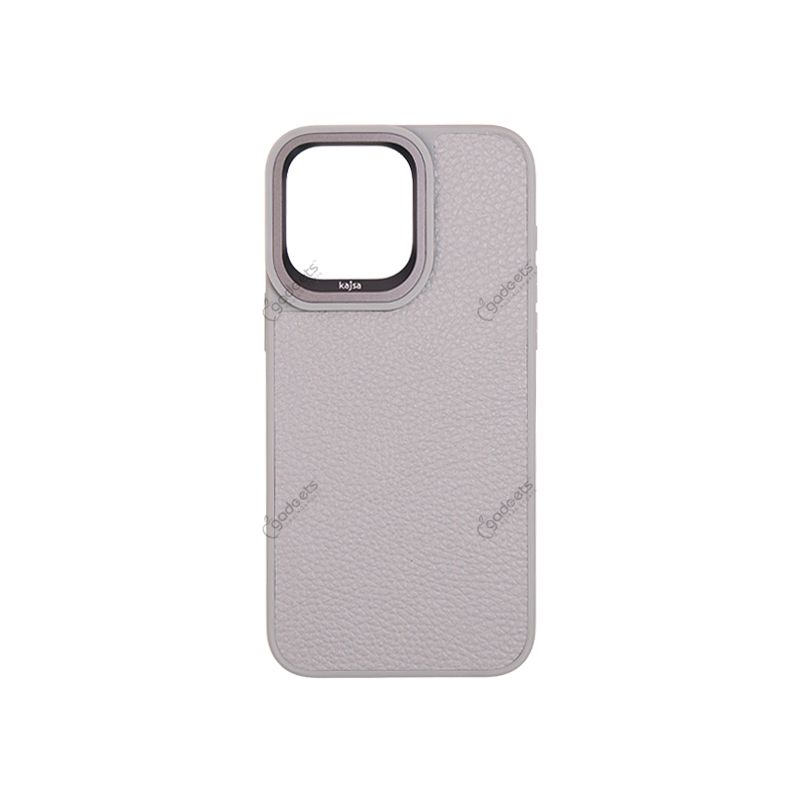 Kajsa Preppie Collection Litchi Case for iPhone 15 Pro Max