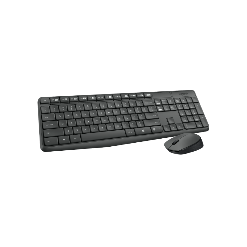 Logitech MK235 Grey Wireless Keyboard & Mouse Combo #920-007939
