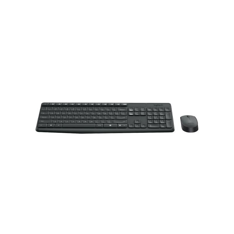 Logitech MK235 Grey Wireless Keyboard & Mouse Combo #920-007939