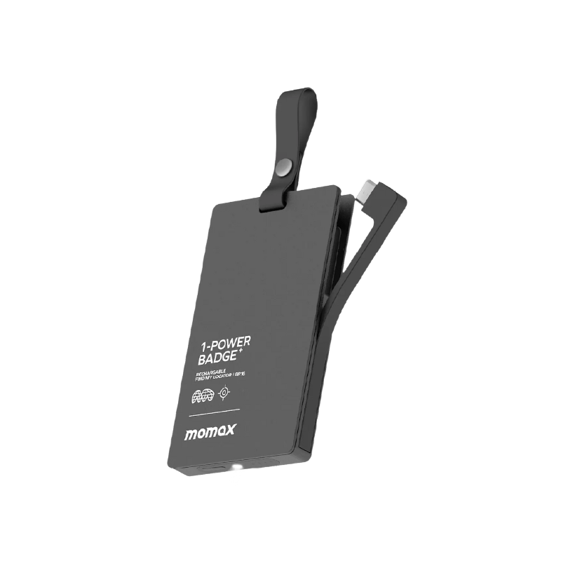 Momax 1-Power Badge Emergency Power Bank With Find My Locator