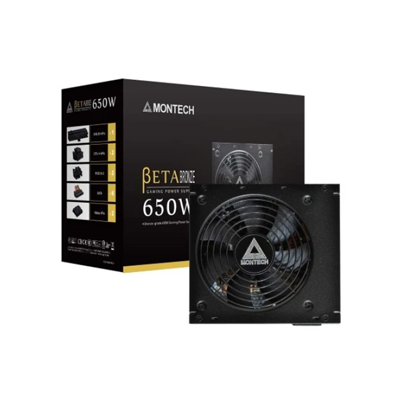 MONTECH BETA 650 650W Non Modular 80 Plus Bronze Power Supply
