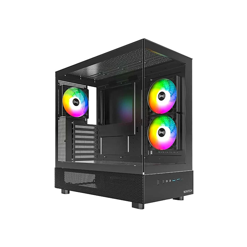 MONTECH XR Mid Tower ATX Desktop Gaming Casing