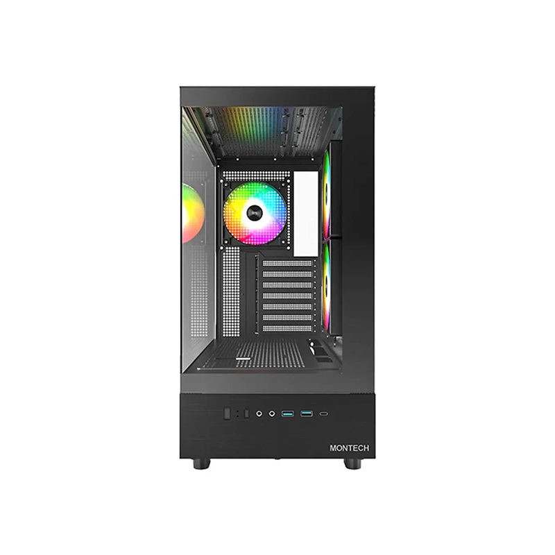 MONTECH XR Mid Tower ATX Desktop Gaming Casing
