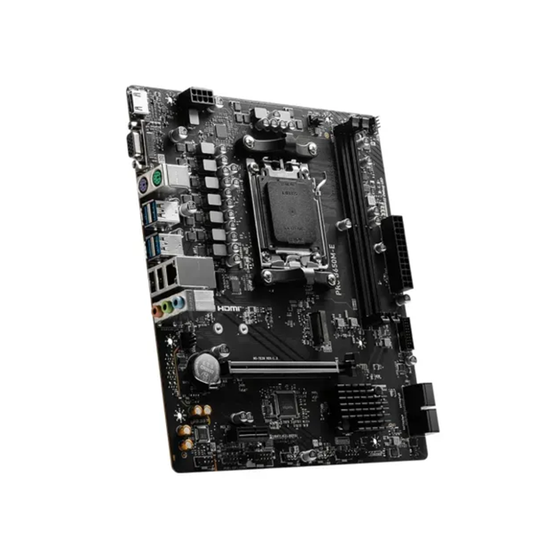 MSI PRO B650M-E AM5 Micro ATX Motherboard