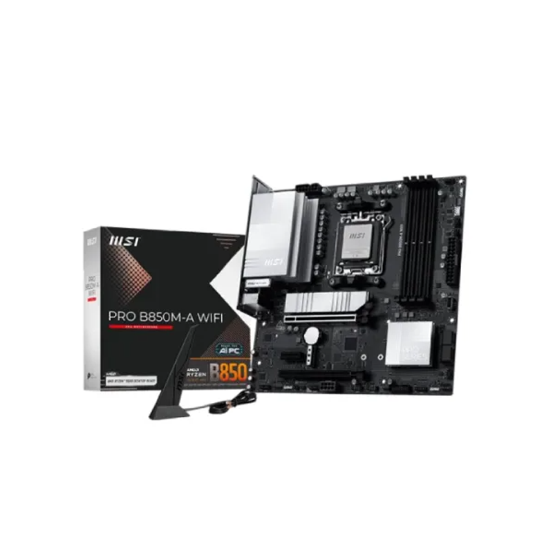 MSI PRO B850M-A WIFI AM5 mATX Motherboard