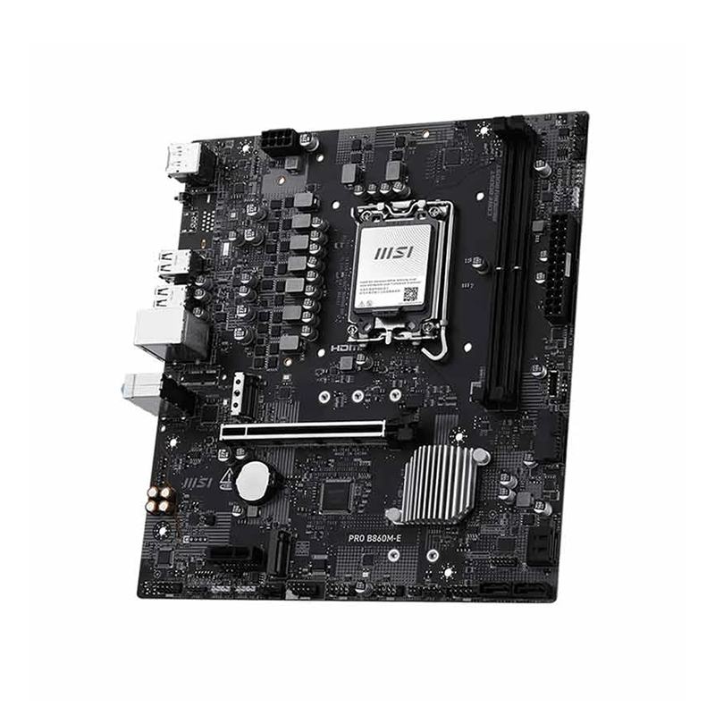 MSI PRO B860M-E DDR5 Intel Core Ultra LGA1851 Micro-ATX Motherboard