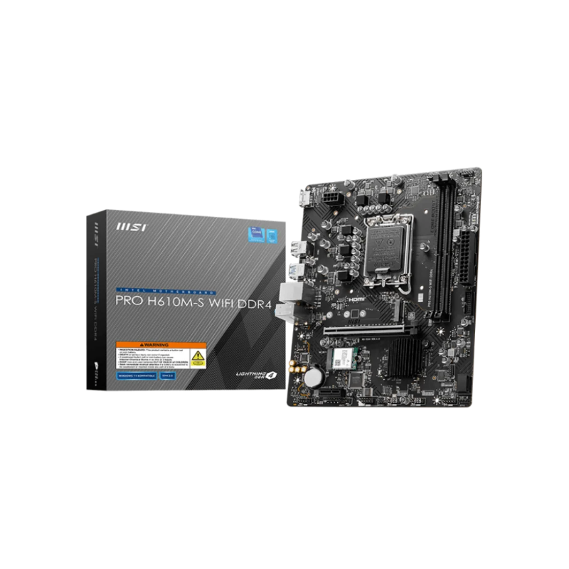 MSI PRO H610M-S DDR4 Intel Motherboard