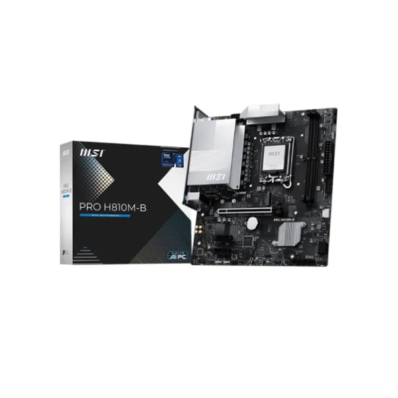 MSI PRO H810M-B DDR5 LGA1851 mATX Motherboard