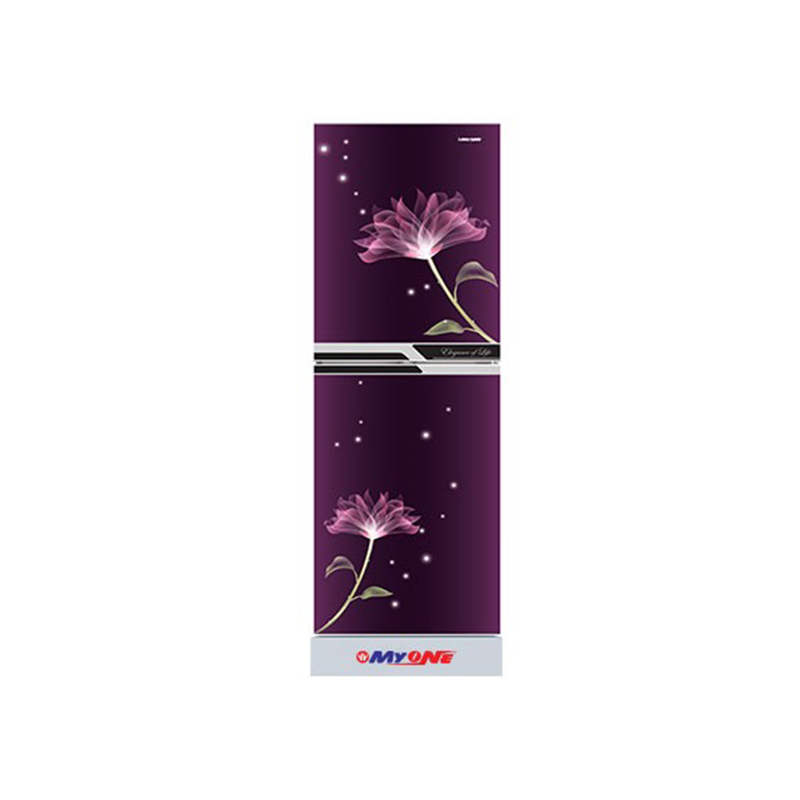 MyOne MY-2E6G Dahlia Black Full Match Refrigerator - 256L